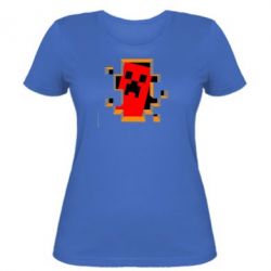 Женская футболка Minecraft 3D - PrintSalon