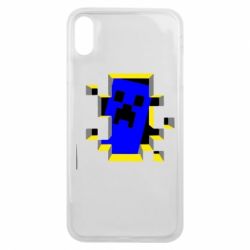 Чехол для iPhone Xs Max Minecraft 3D - PrintSalon