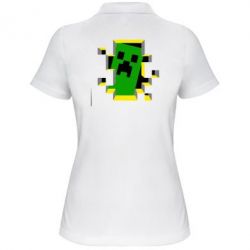 Женское поло Minecraft 3D - PrintSalon