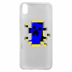 Чехол для Xiaomi Redmi 7A Minecraft 3D - PrintSalon
