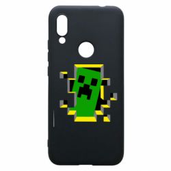 Чехол для Xiaomi Redmi 7 Minecraft 3D - PrintSalon