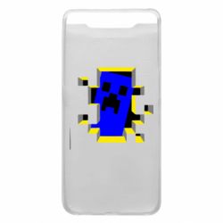 Чехол для Samsung A80 Minecraft 3D - PrintSalon