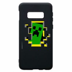 Чехол для Samsung S10e Minecraft 3D - PrintSalon