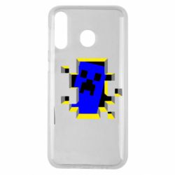 Чехол для Samsung M30 Minecraft 3D - PrintSalon