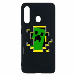 Чехол для Samsung M40 Minecraft 3D - PrintSalon