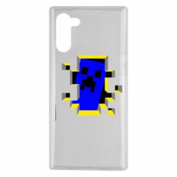 Чехол для Samsung Note 10 Minecraft 3D - PrintSalon