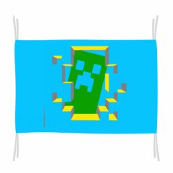Флаг Minecraft 3D - PrintSalon