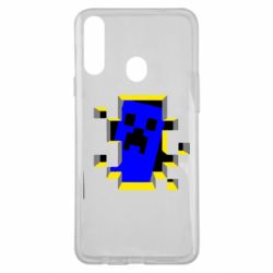 Чехол для Samsung A20s Minecraft 3D - PrintSalon