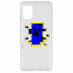 Чехол для Samsung A31 Minecraft 3D - PrintSalon