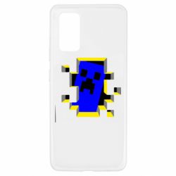 Чехол для Samsung A32 4G Minecraft 3D - PrintSalon