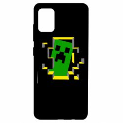 Чехол для Samsung A51 Minecraft 3D