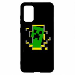 Чехол для Samsung S20+ Minecraft 3D - PrintSalon