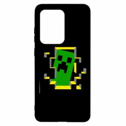 Чехол для Samsung S20 Ultra Minecraft 3D - PrintSalon