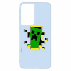 Чехол для Samsung S21 Minecraft 3D - PrintSalon