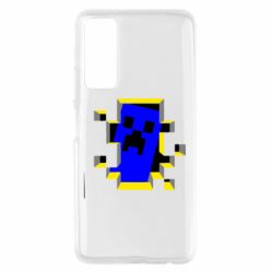 Чехол для Huawei P Smart 2021 Minecraft 3D - PrintSalon