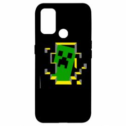 Чехол для Oppo A53/A32/A33 Minecraft 3D - PrintSalon