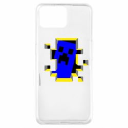 Чехол для Oppo A73 Minecraft 3D - PrintSalon