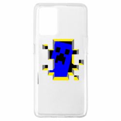 Чехол для Oppo A74 4G Minecraft 3D - PrintSalon