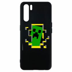 Чехол для Oppo A91/Reno3 Minecraft 3D - PrintSalon