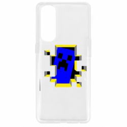 Чехол для Oppo Reno 4 Pro Minecraft 3D - PrintSalon