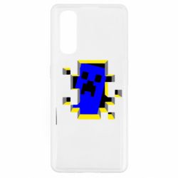 Чехол для Oppo Find X2 Minecraft 3D - PrintSalon