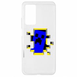 Чехол для Xiaomi Mi 10T/10T Pro Minecraft 3D - PrintSalon