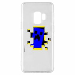 Чехол для Samsung S9 Minecraft 3D - PrintSalon