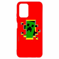 Чехол для Xiaomi Redmi Note 10 Minecraft 3D - PrintSalon
