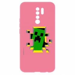 Чехол для Xiaomi Redmi 9 Minecraft 3D - PrintSalon