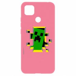 Чехол для Xiaomi Redmi 9c Minecraft 3D - PrintSalon
