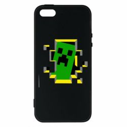Чехол для iPhone5/5S/SE Minecraft 3D - PrintSalon