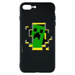 Чехол для iPhone 7 Plus Minecraft 3D - PrintSalon