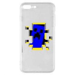 Чехол для iPhone 8 Plus Minecraft 3D - PrintSalon