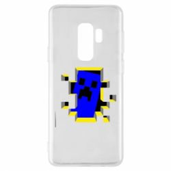 Чехол для Samsung S9+ Minecraft 3D - PrintSalon
