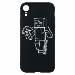 Чехол для iPhone XR Minecraft and hero nickname - PrintSalon