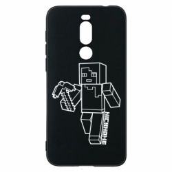 Чехол для Meizu X8 Minecraft and hero nickname - PrintSalon
