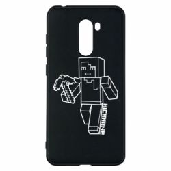 Чехол для Xiaomi Pocophone F1 Minecraft and hero nickname - PrintSalon