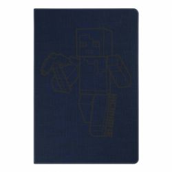 Блокнот с принто Minecraft and hero nickname - PrintSalon