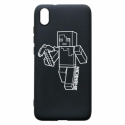 Чехол для Xiaomi Redmi 7A Minecraft and hero nickname - PrintSalon