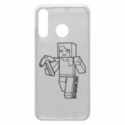 Чехол для Huawei P30 Lite Minecraft and hero nickname - PrintSalon