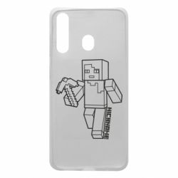 Чехол для Samsung A60 Minecraft and hero nickname - PrintSalon