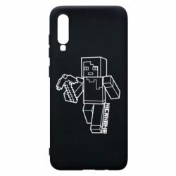 Чехол для Samsung A70 Minecraft and hero nickname - PrintSalon