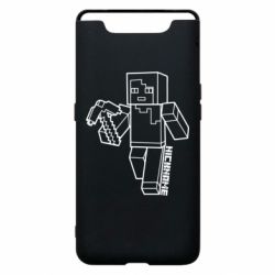 Чехол для Samsung A80 Minecraft and hero nickname - PrintSalon