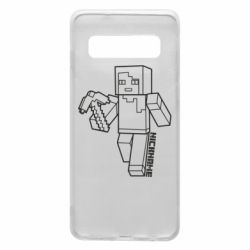 Чехол для Samsung S10 Minecraft and hero nickname - PrintSalon