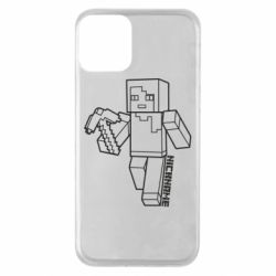 Чехол для iPhone 11 Minecraft and hero nickname - PrintSalon