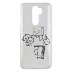 Чехол для Xiaomi Redmi Note 8 Pro Minecraft and hero nickname - PrintSalon