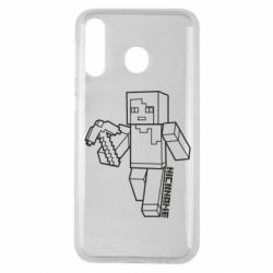 Чехол для Samsung M30 Minecraft and hero nickname - PrintSalon