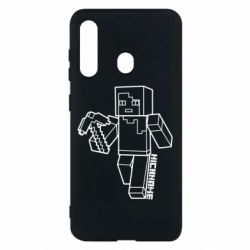 Чехол для Samsung M40 Minecraft and hero nickname - PrintSalon