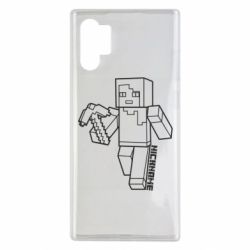 Чехол для Samsung Note 10 Plus Minecraft and hero nickname - PrintSalon