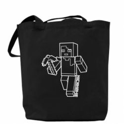 Эко-сумка Minecraft and hero nickname - PrintSalon
